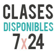 Clases disponibles 7x24